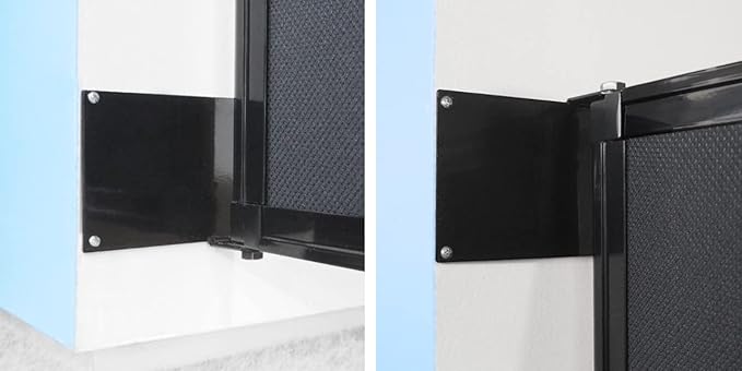 Wall-Mounted Sliding StraightWall Room Divider | Adjustable Widths | Locking Wheels | Room Separator | Up to 19'9" Wide x 7'6" Tall Warm Pebble Fabric Panels