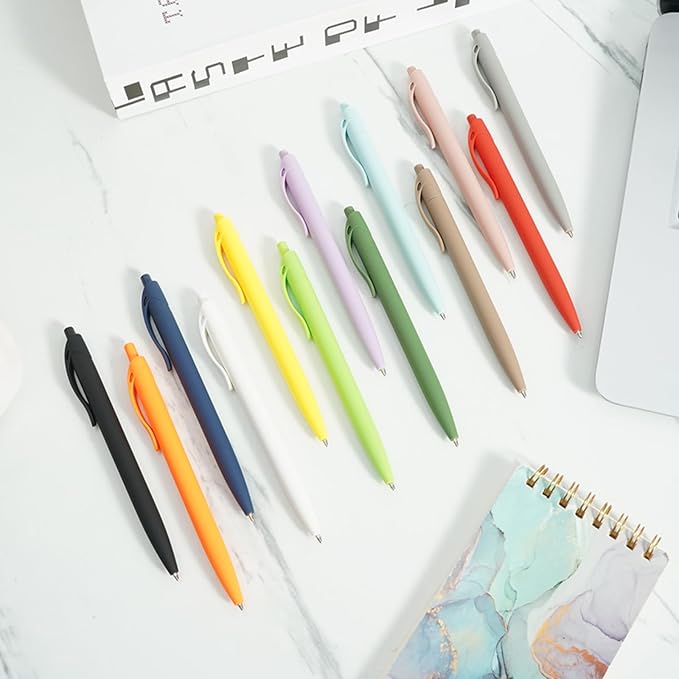 BallPoint Pens, 50 Pack (BLACK Ink),Bulk Pens, Light Green Barrel,Click Pens for Office Home and School, Retractable Ballpoint Pens, Medium Point, 1.00MM (Light Green)