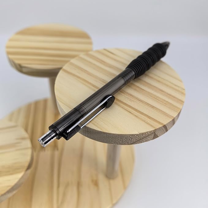 Fengtaiyuan Black Ink, 0.38mm, Retractable Gel Ink Rollerball Pens, Ultra Fine, Comfortable Grip, Easy Hold, Writting Smooth, 12 Pack (BlackZS038P12)