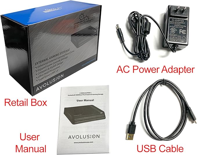 Avolusion PRO-X USB 3.0 External Hard Drive for WindowsOS Desktop PC/Laptop - (22TB) (Renewed)