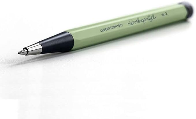 LEUCHTTURM1917 - Drehgriffel Mechanical Pencil - Refillable Writing Stylus with 0.7 mm HB Graphite Lead (Red)