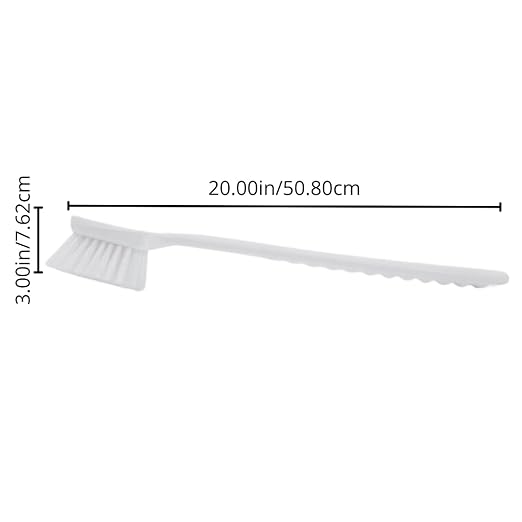 SPARTA 40501EC14 Plastic Large Scrub Brush, Kitchen Brush, Utility Brush With Long Handle For Cleaning, 20 Inches, Blue, (Pack of 6)