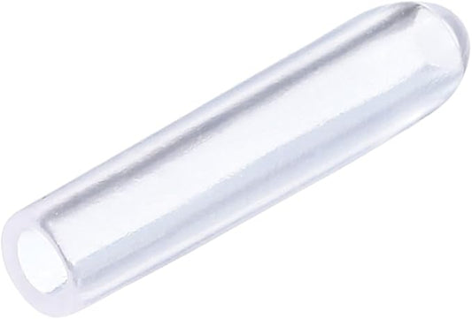 uxcell 20pcs Rubber End Caps 2mm ID Vinyl PVC Round Tube Bolt Cap Cover Screw Thread Protectors Clear