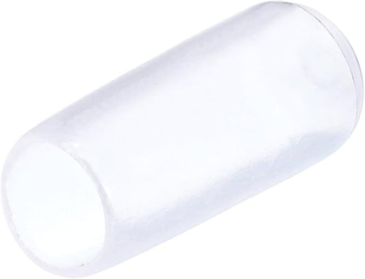 uxcell 20pcs Rubber End Caps 6mm(1/4") ID Vinyl PVC Round Tube Bolt Cap Cover Screw Thread Protectors Clear