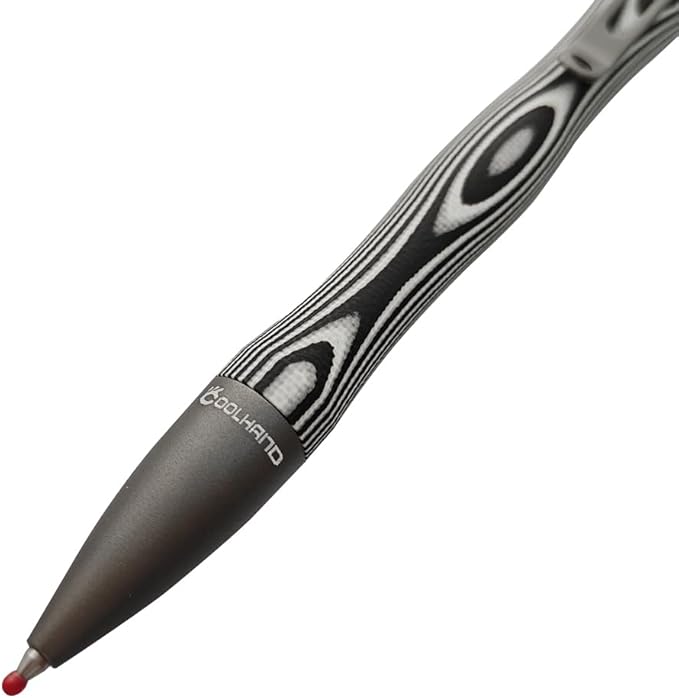 Cool Hand 5.7'' Bolt Action Pens, EDC Ballpoint Ink Refillable, Stylus for Touch Screen, G10 Body w/Pocket Clip, Ergonomic Grip, with a Free Refill, 5375-Z