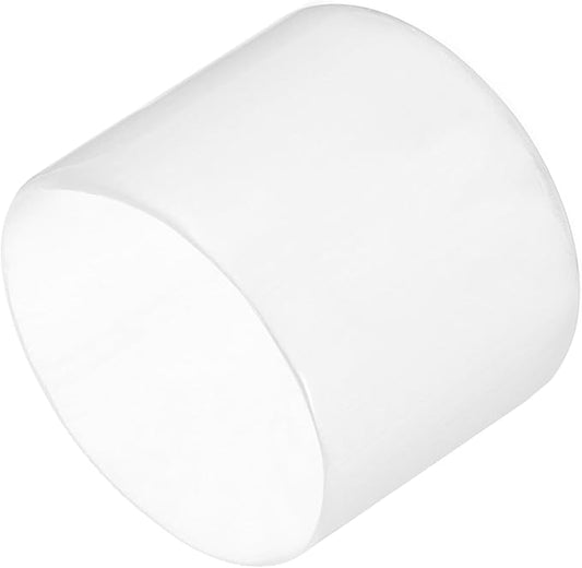 uxcell 20pcs Rubber End Caps 35mm ID Vinyl PVC Round Tube Bolt Cap Cover Screw Thread Protectors Clear
