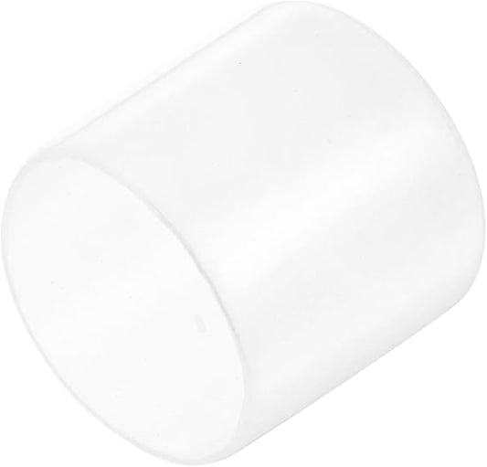 uxcell 20pcs Rubber End Caps 33mm ID Vinyl Round Tube Bolt Cap Cover Thread Protectors Clear