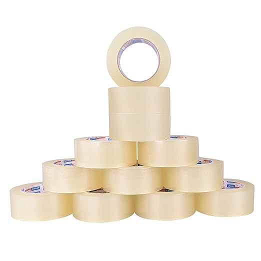 ADHES Packing Tape for Shipping Packaging Moving Boxes,1.88 in x 100 Yard x 2.6 Mil, 36 Rolls