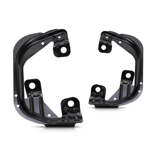 KarParts360 Fog Light Bracket Pair for 2011-2018 RAM 1500/2500/3500, Steel, Model CLX-M0-USA-REPD013701-CL