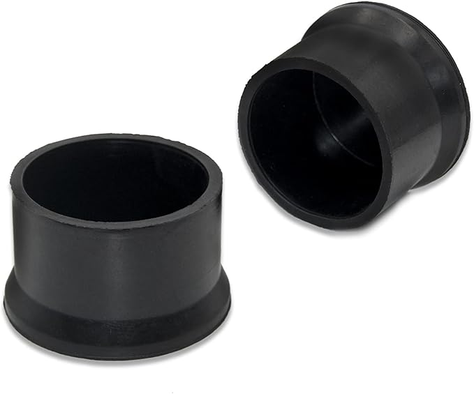Flyshop Furniture Table Covers Non-Slip Heavy Duty Rubber Leg Tips Chair Leg Caps Floor Protector Round Black 4PCS Size 50mm, 2"