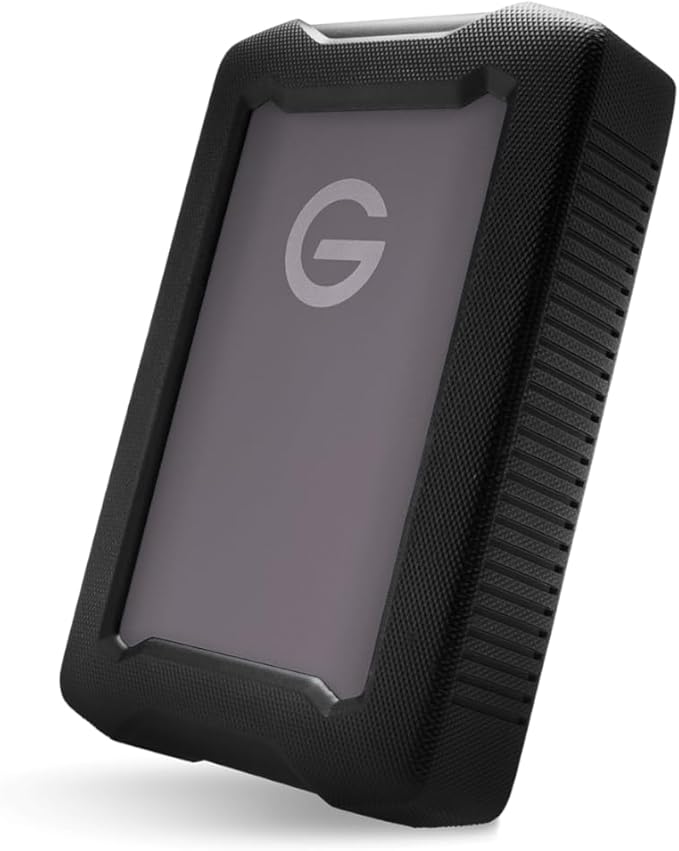 SanDisk Professional 6TB G-Drive ArmorATD - Rugged, Durable Portable External Hard Drive HDD, USB-C, USB 3.2 Gen 1 - SDPHE1G-006T-GBAND