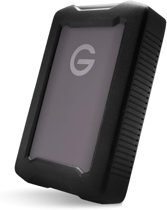 SanDisk Professional 6TB G-Drive ArmorATD - Rugged, Durable Portable External Hard Drive HDD, USB-C, USB 3.2 Gen 1 - SDPHE1G-006T-GBAND