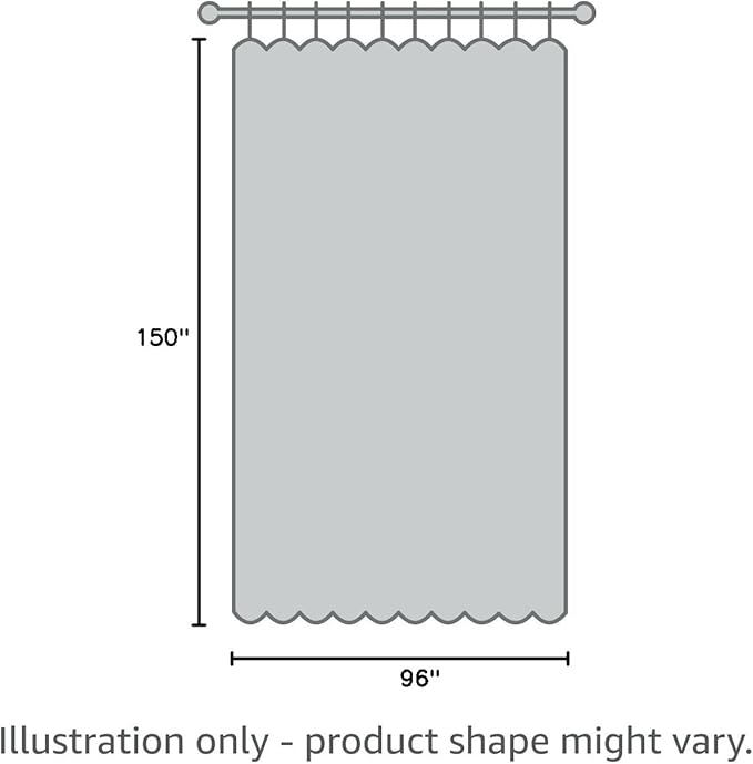 BONZER Room Divider Curtain Total Privacy Wall Extra Wide Grommet Room Darkening Curtains for Patio Sliding Glass Door, 96L x 150W Inch (8L x 12.5W ft), 1 Panel, Silver
