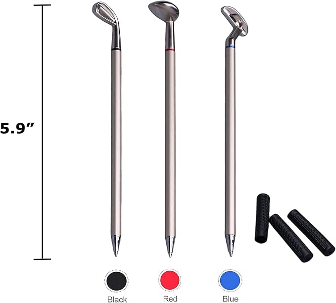 Gifts for Men, Golf Pen Holder Desk Accessories for Men Women Golfers, Birthday Graduation Gifts for Him Her, Dad Gifts for Dad Husband from Daughter Son Wife, Funny Home Office Decor Gadgets for Boss