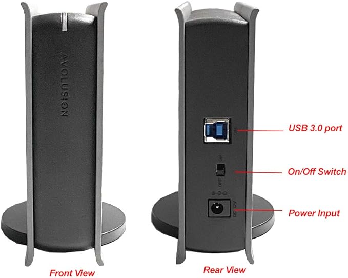 Avolusion PRO-5X (Grey) 20TB USB 3.0 External Hard Drive for PC, Mac, Xbox (Renewed)