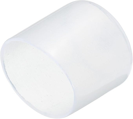 uxcell 20pcs Rubber End Caps 30mm ID Vinyl PVC Round Tube Bolt Cap Cover Screw Thread Protectors Clear
