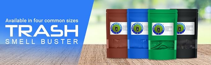 64 Gallon Trash Can Cover Odor Eliminating Bag with Elastic Band Lemon Scented Durable Chemical Free 1 Cover