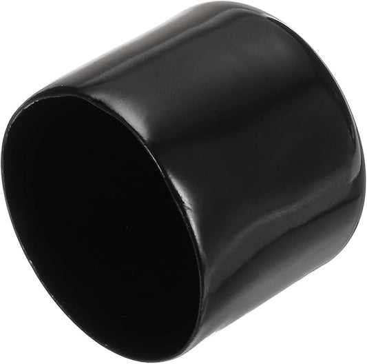 uxcell 20pcs Rubber End Caps 35mm ID Vinyl PVC Round Tube Bolt Cap Cover Screw Thread Protectors Black