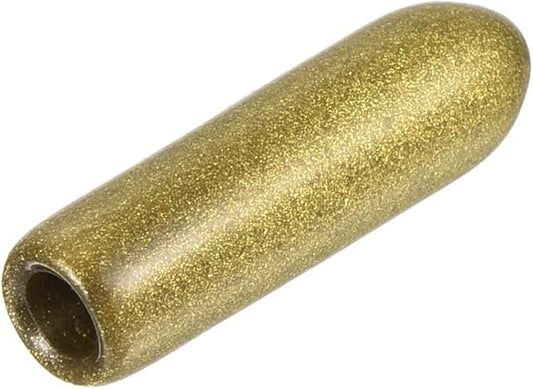 uxcell 20pcs Rubber End Caps 1/8"(3mm) ID Vinyl Round Tube Bolt Cap Cover Thread Protectors Gold
