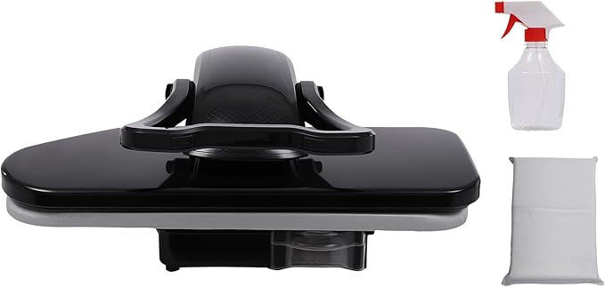 Intelligent Steam Press with 5 Fabric Setting Professional Steamer 1600W for Home/Business 36inch Non-stick Large Pressing Surface Auto Shutoff & Temp Settings Digital Touch Screen (Black)