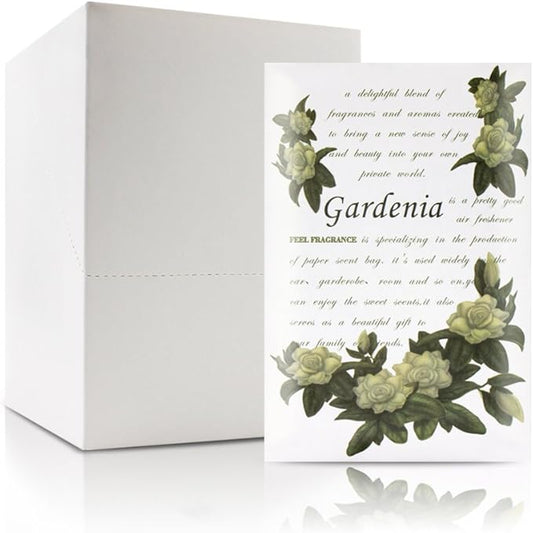 Scented Sachet for Drawers and Closets - Sachet Bags, Lot of 12 (Gardenia)