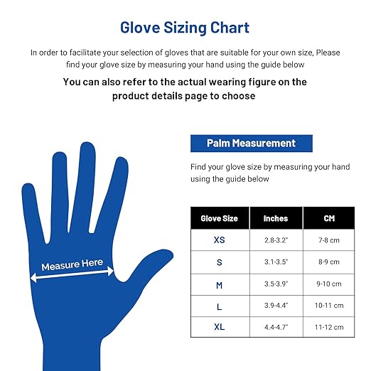 JMU Nitrile Gloves Medium, 200 Count Black Nitrile Exam Gloves, 3.5 Mil Nitrile Disposable Gloves, Latex Free & Powder Free