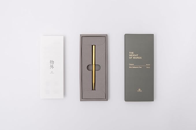Classic Luxury Revolve Ballpoint Pen,Gilded Nib,Gorgeous Finish,Trustworthy Pen Gift for Men&Women-Elegant, Reliable,Nice Pen for Writing-brass