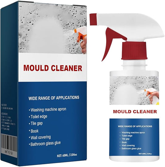 Mould Cleaner Spray Powerful Foam Cleaning Spray | Multi-Surface Fast-Acting Stain Remover for Kitchen, Bathroom, Wall and Tile Cleaning, No Scrubbing Required (1, 2.04oz)