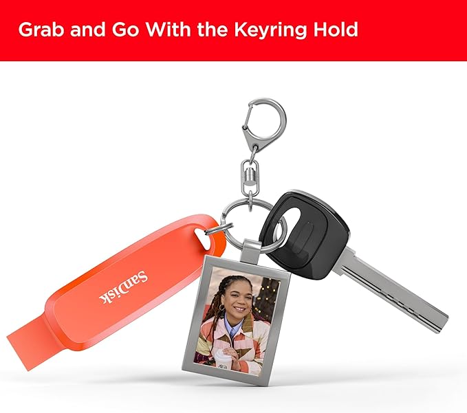 SanDisk 128GB Phone Drive for Android - The 2-in-1 USB for Smartphones, Tablets, and Computers - Thumb Drive with USB Type-C and Type-A Connectors, Nasturtium Orange - SDDDC6-128G-G46NO