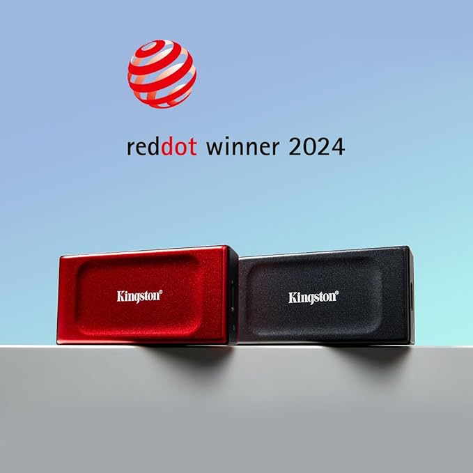 Kingston XS1000R 2TB SSD | Pocket-Sized | USB 3.2 Gen 2 | External Solid State Drive | Up to 1050MB/s | SXS1000R/2000G