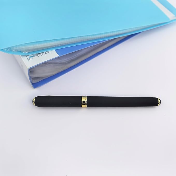 Fengtaiyuan 10P18Prox6, Gel Pens, Black Ink, Bold Point 1.0mm, Writting Pens, Smooth, 6 Pack (10P18Prox6)