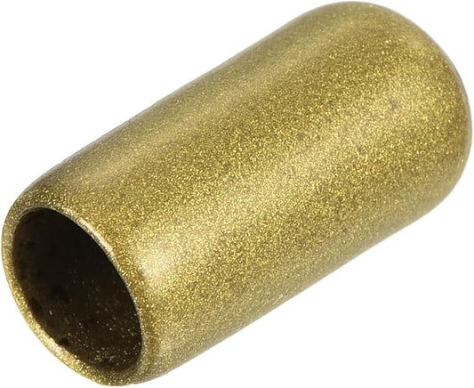uxcell 20pcs Rubber End Caps 7mm ID Vinyl Round Tube Bolt Cap Cover Thread Protectors Gold