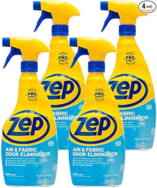 Zep Air and Fabric Odor Eliminator - 32 oz (Pack of 4) ZUAIR324 - Refresh Your Home, Office and Business
