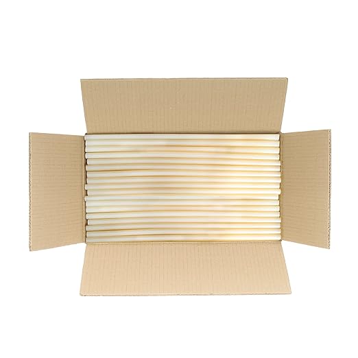 ASA Full Size Hot Glue Sticks for Glue Gun - 7/16" x 15" | High-Strength Hot Gun Sticks Adhesive for Corrugated Materials |Industrial Grade for Packaging & Woodworking | Pack of 375