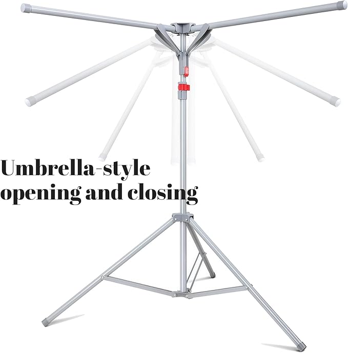 Clothes Drying Rack Foldable & Collapsible Drying Racks Large Capacity Space Saving Indoor Drying Rack for Bedroom,Balcony,Laundry for Indoor/Outdoor