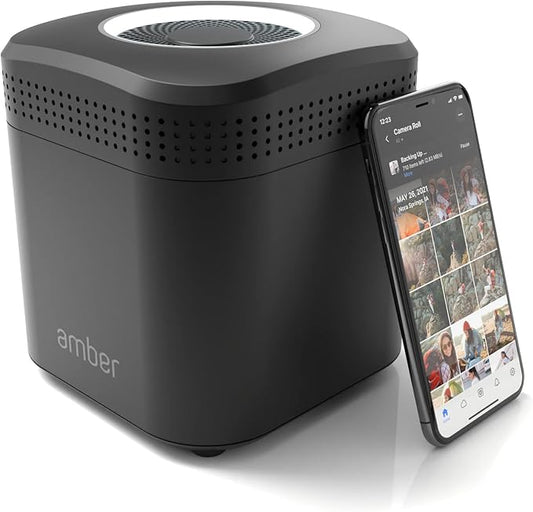 AmberPRO Personal Cloud Storage Device + AC2600 WiFi Router. Dual 2TB Hard Drives with RAID 1 or Optional 4TB with RAID 0. Plex and Home Assistant. iOS/Android/Windows/Mac Compatible. AM1211-2TB