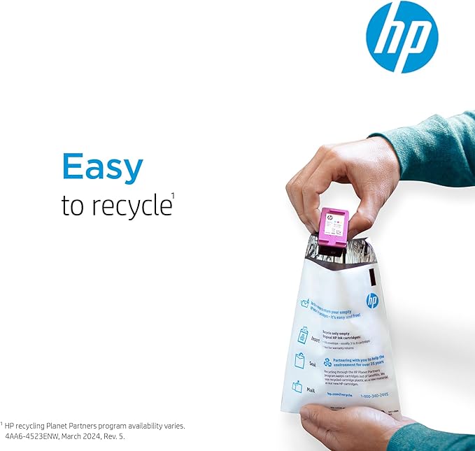 HP 910 Yellow Ink Cartridge | Works with HP OfficeJet 8010, 8020 Series, HP OfficeJet Pro 8020, 8030 Series | Eligible for Instant Ink | 3YL60AN