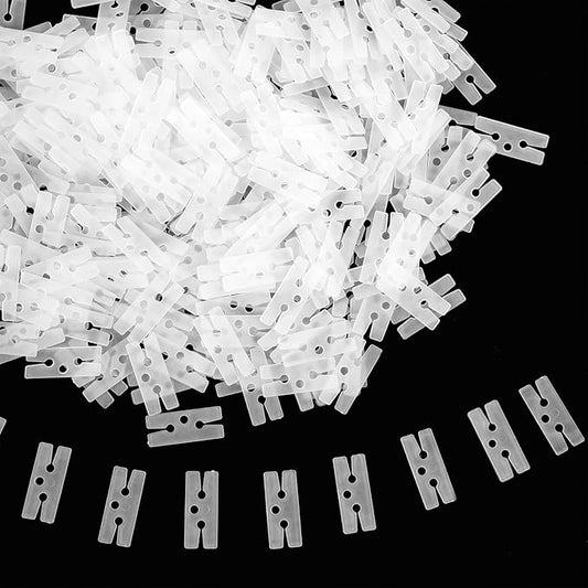 300 PCS Plastic Balloon Clips Ties, H Shape Sealing Clips Reusable Balloon Tie Tool for Wedding Party Christmas Birthday Decoration