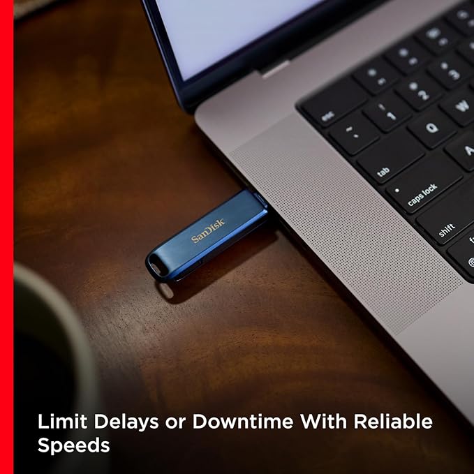 SanDisk 128GB Phone Drive for iPhone- Works with iPhone 15 and Newer (USB-C Connector) and iPhone 14 and Older (Lightning Connector), Metallic Sky - SDIXD0N-128G-GN6N