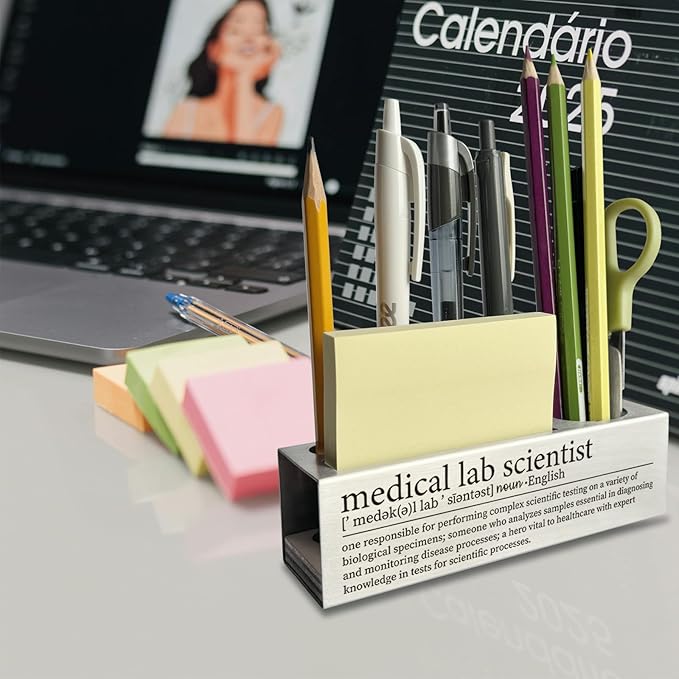 Medical Lab Scientist Gifts, Medical Laboratory Scientist Appreciation Thank You Gifts Pen Pencil Holders WCC34