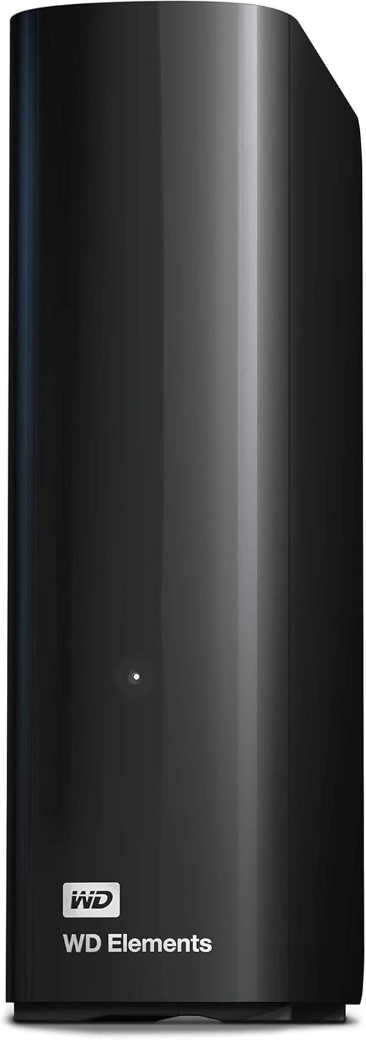 WD 24TB Elements Desktop External Hard Drive for Plug-and-Play Storage, USB 3.2 Gen1 - WDBWLG0240HBK-NESN