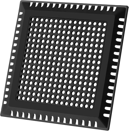 Drain Hair Catcher/Drain Strainer/Square Shower Drain Cover for Bathroom Floor Drain, Stainless Steel and Silicone Hair Stopper (Patented Product)