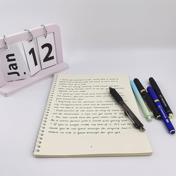 Fengtaiyuan Black Ink, 0.38mm, Retractable Gel Ink Rollerball Pens, Ultra Fine, Comfortable Grip, Easy Hold, Writting Smooth, 18 Pack (BlackZS038P18)