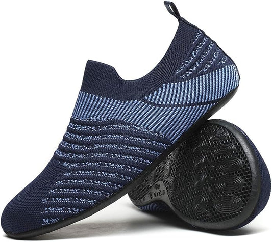 Adult Indoor House Slippers Socks Lightweight Non Slip Grip House Home Shoes for Women Men