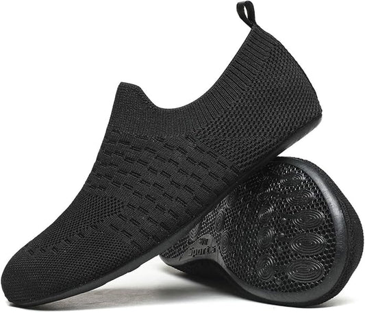 Adult Indoor House Slippers Socks Lightweight Non Slip Grip House Home Shoes for Women Men