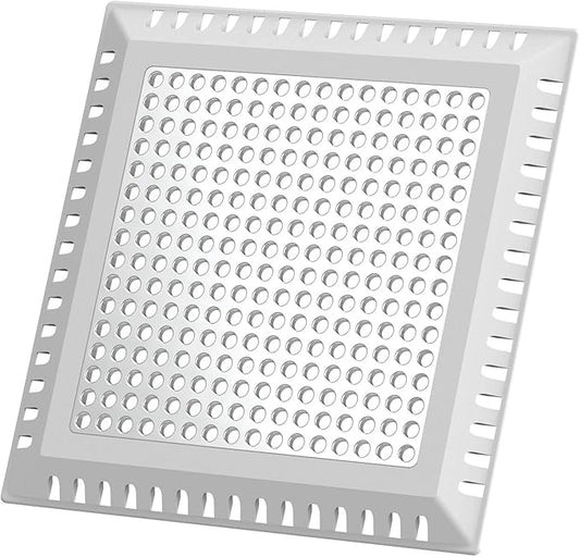 Hair Catcher/Drain Strainer/Shower Drain Cover for Bathroom Floor Drain, Stainless Steel and Silicone (Patented Product)