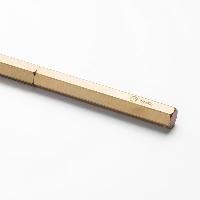 Classic Luxury Revolve Ballpoint Pen,Gilded Nib,Gorgeous Finish,Trustworthy Pen Gift for Men&Women-Elegant, Reliable,Nice Pen for Writing-brass
