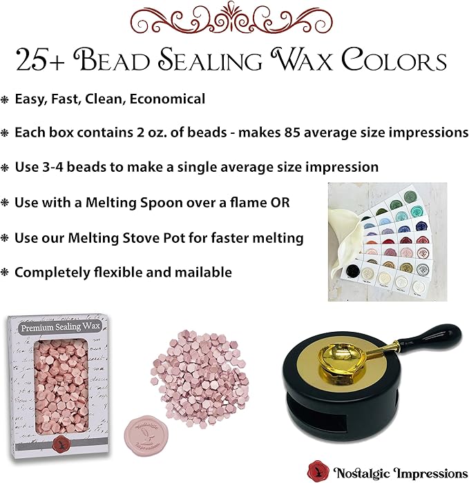 Custom Monogram Wax Seal Stamp with Intertwined Initials for Personalized Letters and Wedding Invitations-Multiple Design Options-USA Handcrafted