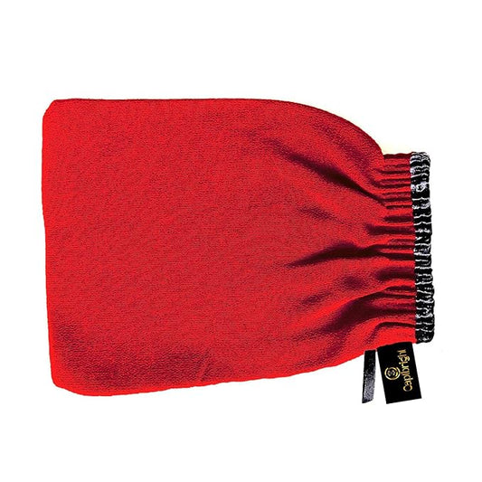Exfoliating Moroccan Bath Glove – Natural Kessa Mitt for Body Scrubbing & Dead Skin Removal | Deep Clean, Improve Circulation, Stretch Mark Reduction | Reusable & Eco-Friendly