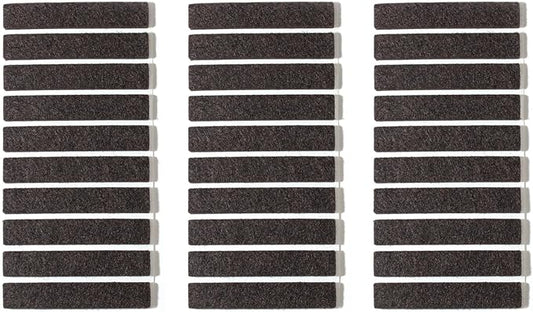 Furnigear Felt Strips with Adhesive Backing for Furniture - Felt Furniture Pads for Hardwood Floors, Furniture Chair Feet Felt Pads, Furniture Floor Protector Sliders 30 Pcs 3 x 1/2" Rectangular Brown